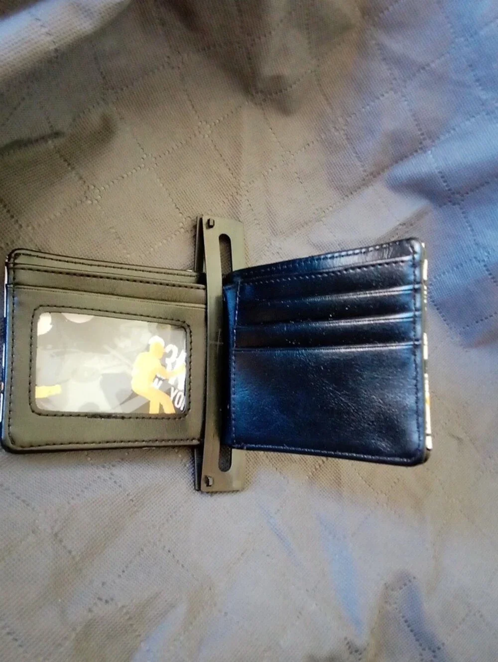 Boys Black and Yellow Graphic Wallet